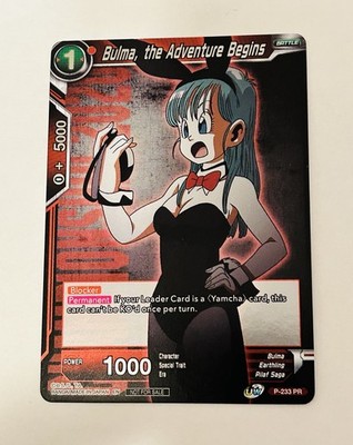Dragon Ball Super Rare Championship Foil Bulma the Adventure