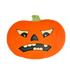 Vtg Original 1960s Angry Jack O’ Lantern Diecut Cardboard Decoration Made in USA