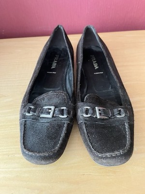 PRADA Damen Loafer Schuhe Größe 39,5