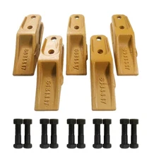 5 PK 6684447 Bobcat Skid Steer Bucket Unitooth Trenching Bucket Teeth w Hardware