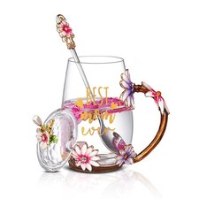 Luka Tech Mothers Day Gifts for Mum,Best Mum Ever 2 Piece Set, Purple Pink