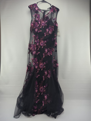 Alex Evenings Style 8217692, BLK MULTI  Brand New With Tags, Exquisite. 0001