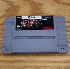 Clue for Nintendo SNES (NTSC-U/C) Game Cartridge - Parker Brothers