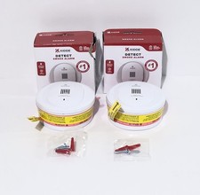 Lot of 2 Kidde Detect Smoke Alarm 2AA Battery Operated 10SDR Smoke Alarm