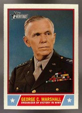 2025 Topps Baseball Heritage George C. Marshall Notable Americans #NS-92