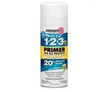 Bulls Eye 1-2-3 spraY PRIMER Bright White Interior Ex Zinsser case of 6  6-Pack