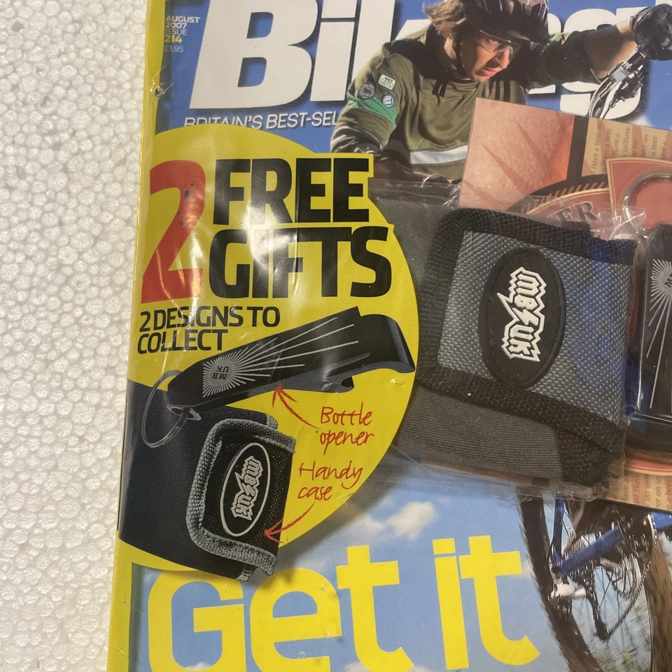 Rare Mountain Biking UK Magazine Mbuk Aug 2007 Factory Sealed + Free gifts  - Image 4 of 4