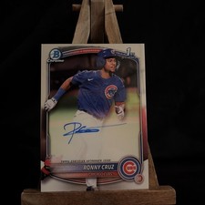 Ronny Cruz Auto 2025 Bowman Chrome #CPA-RCR Prospect Autographs