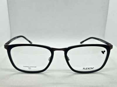 FLEXON E1139 1139 004 Matte Black Copper 54-19-145 Eyeglasses Frames Titanium 