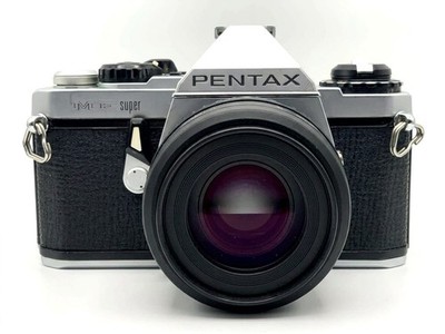 Pentax ME super + Pentax-F SMC 80-200mm f/4.7-5.6 Kit Set Analog SLR 35mm Kamera