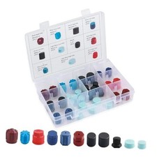 31PCS Car AC Low Pressure Port Cap  High Pressure Cap Kit,Car Air Conditioner