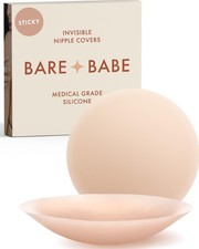 Reusable Silicone Nipple Covers - Waterproof, Nude, 4 Shades - Sticky Breast ...