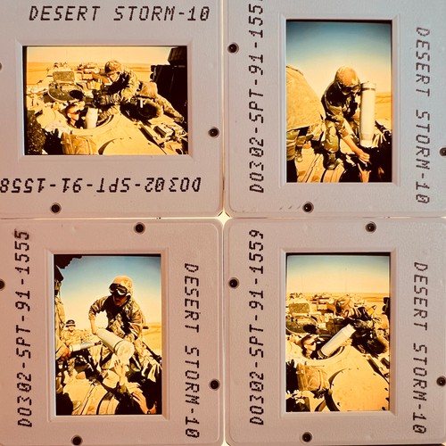 lot of 4 slides-B79 Desert Shield / STORM Collection