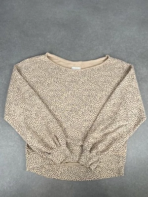 Pull Abercrombie & Fitch Femme Taille s Oversize M Beige Noir Coton Polyester - Photo 1/4