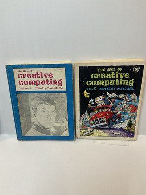 The Best Of Creative Computing Vol 1 & 2 David  H Anl, 1977, Vintage Comp