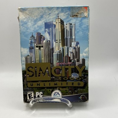 Sim City 3000 Unlimited Original Box  PC Game Complete Manual