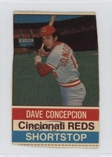 1976 Hostess All-Star Team Dave Concepcion (Black Back) #128 0au4