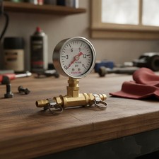 Fuel Pressure Gauge Kit 0-15psi Stainless Steel Glycerin Filled 1-12 Inch Fuel Pressure Gauge Kit 0-15psi Stainless Steel Glycerin Filled 1-12 Inch