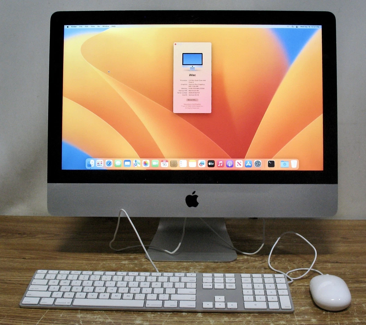 Apple iMac Intel Core i5 7th Gen. 2017 Release Year Apple Desktops