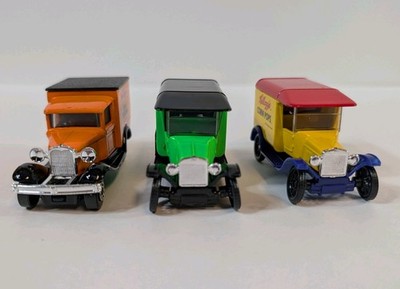 Vintage Matchbox Kellogg s Delivery Trucks Lot Apple Jacks Corn Pops Mini Wheats