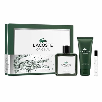 Lacoste Original Eau De Parfum Spray 100ml Set 3 Stück