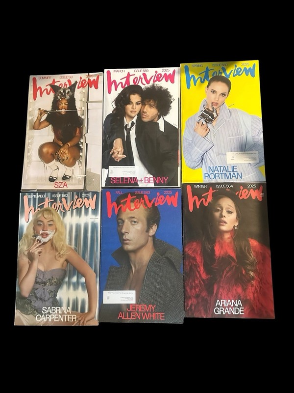 Bundle: SZA, Ariana Grande, Sabrina Carpenter and more with 6-Interview Magazine