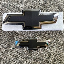 For 2014-2020 Chevy Chevrolet Impala Front Grille Rear Bowtie Emblem Chrom Set For 2014-2020 Chevy Chevrolet Impala Front Grille Rear Bowtie Emblem Chrom Set
