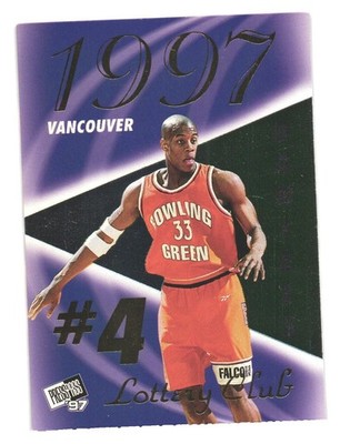1997 Press Pass Basketball Lottery Club 1997 Bowling Green Antonio Daniels