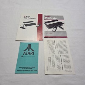 Atari 7800 Pro System Console w/ Box, Power Cord, 1 Game - Tested - READ