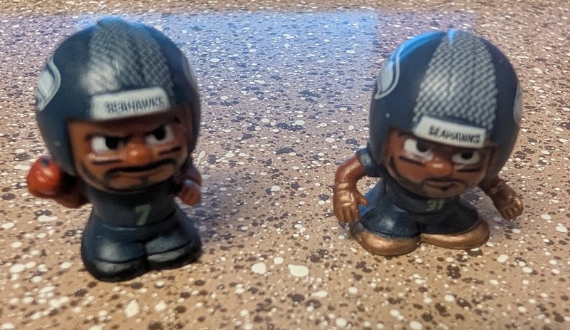 NFL Teenymates Seattle Seahawks Geno Smith (2025) Kam Chancellor (2026)
