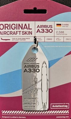 Aviationtag Eurowings Airbus A330 A330-200 D-AXGG bicolor bicolour like Planetag