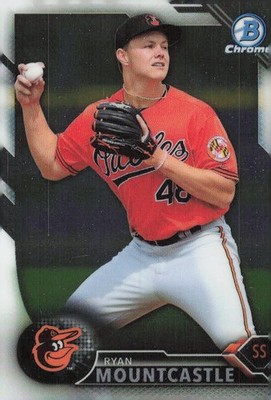 2016 Bowman Draft - Gold Border #BDC-199 Ryan Mountcastle Chrome