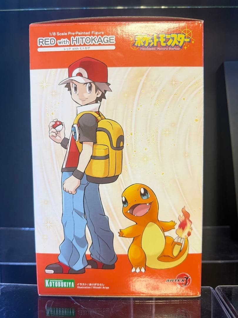 Pokemon Figure Series RED with HITOKAGE Toy Artfx J 1/8 Scale 2020