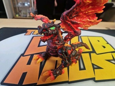 Mega Bloks- Fire & Ice Dragons # 9892 Smoke Dragon Lava Wings Firestorm Retired
