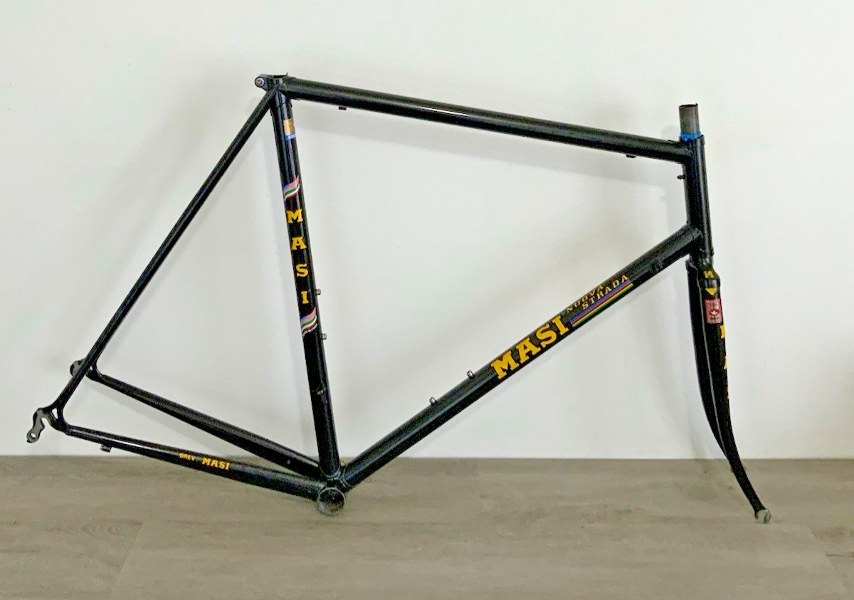MASI NUOVO STRADA FRAME AND FORK  58 CM COLUMBUS TUBING 2.8 KGS 130 SPACING