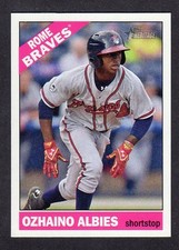 2015 HERITAGE MINORS #4 Ozhaino Ozzie Albies  ROOKIE  ATLANTA BRAVES  NM-MT   C