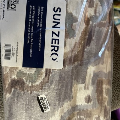 Sun Zero Panel Curtain 40in.x 95in Calico Color