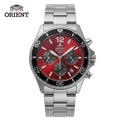 Orient Mako Solar Chronograph Men Watch Waterproof Diver Surprise Birthday Gift