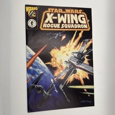 STAR WARS X-WING ROGUE SQUADRON 1/2 WIZARD DARK HORSE COMIC W/COA BARR VF/NM