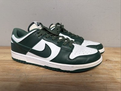 Nike Dunk Low Michigan State Green White Size 11 Men DD1391-101 No Box