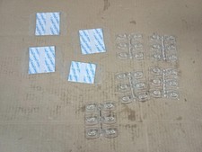 Command Clear Mini Hooks Strips Multi Pack of 30 Hooks 30 Adhesive Strips New 0.34 per strip