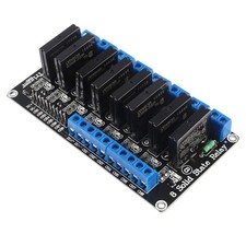 1PCS 8 Channel 5V Solid State Relay Module Board High Level Trigger Compatibl...