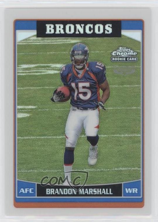 2006 Topps Chrome Refractor Brandon Marshall #263 15xz