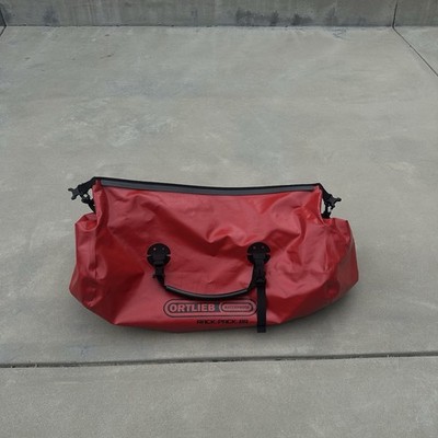 Ortlieb Waterproof Large Rack Pack Duffel Bag Huge  Red 89 Liter Germany  EUC