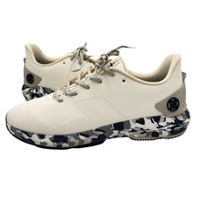 G/Fore MG4 Golf Shoes Mens 12 White Camo Leather Spikeless Sports G4MS22EF20