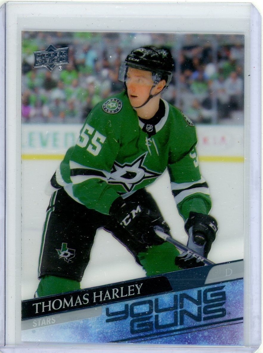 2020-21 Upper Deck Young Guns Clear Cut Parallel #227 Thomas Harley RC