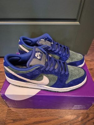 Size 10 - Nike Dunk Pro SB Low Deep Royal Vintage Green FAST SHIPPING!