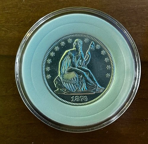 Rare 1876 Seated Liberty Half Dollar UNC GEM+++ Condition!!!