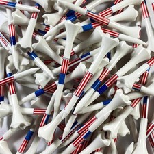 Pride Performance Plastic Golf Tees - Stars and Stripes, 100 Count - 3-1/4 Inch
