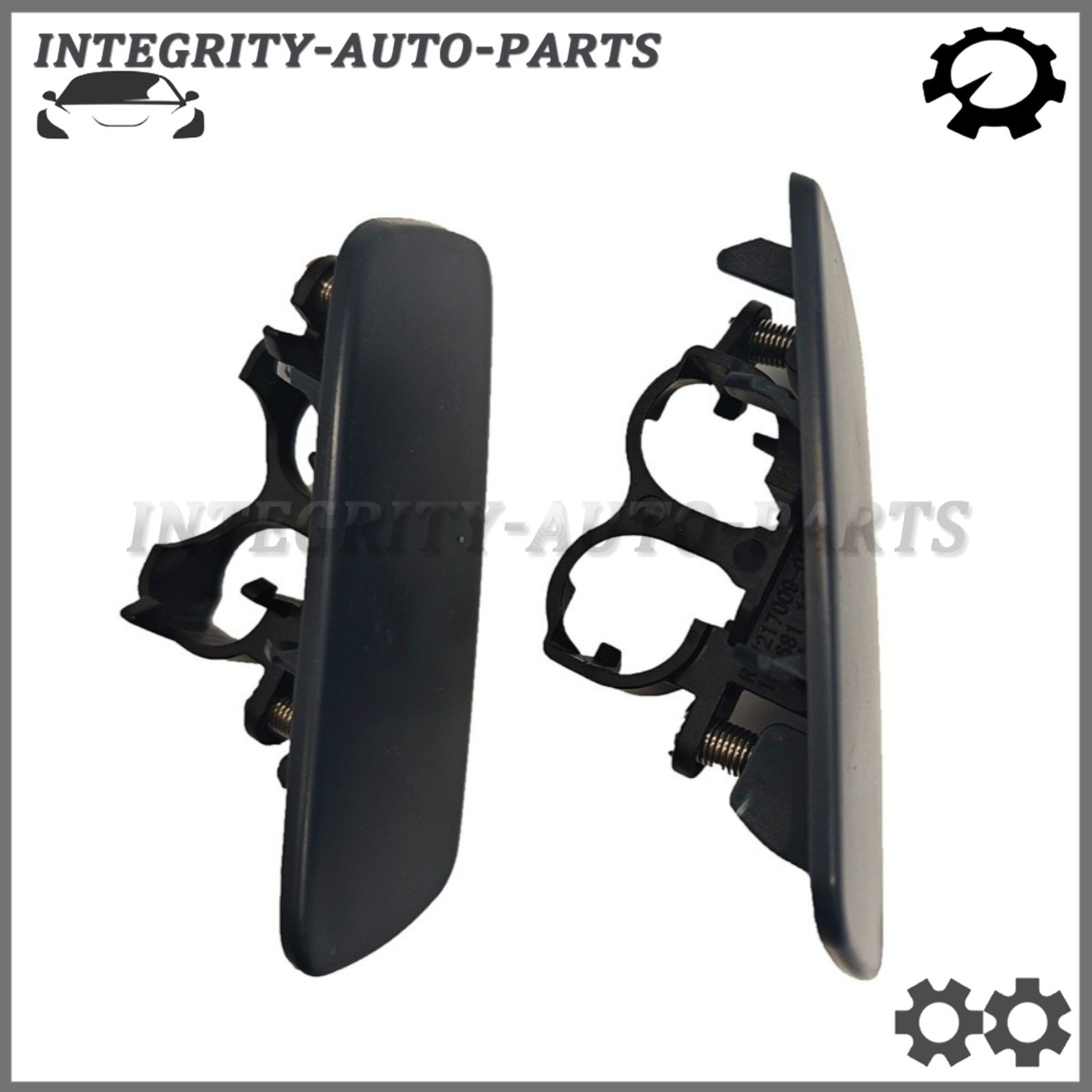 2x Headlamp Washer Cover Cap Front Driver Passenger Side For 10-18 Rolls Royce